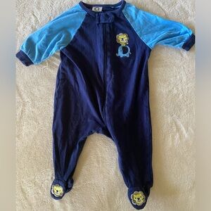 Happy Lion & Elephant Infant Pajamas